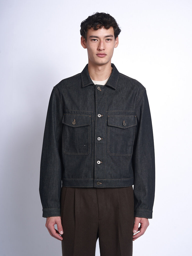 Lemaire Slate Trucker Jacket