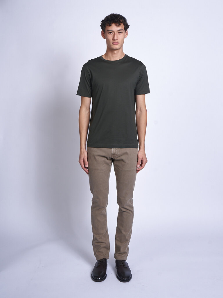 Sunspel T-Shirt SS Classic Vert Foncé