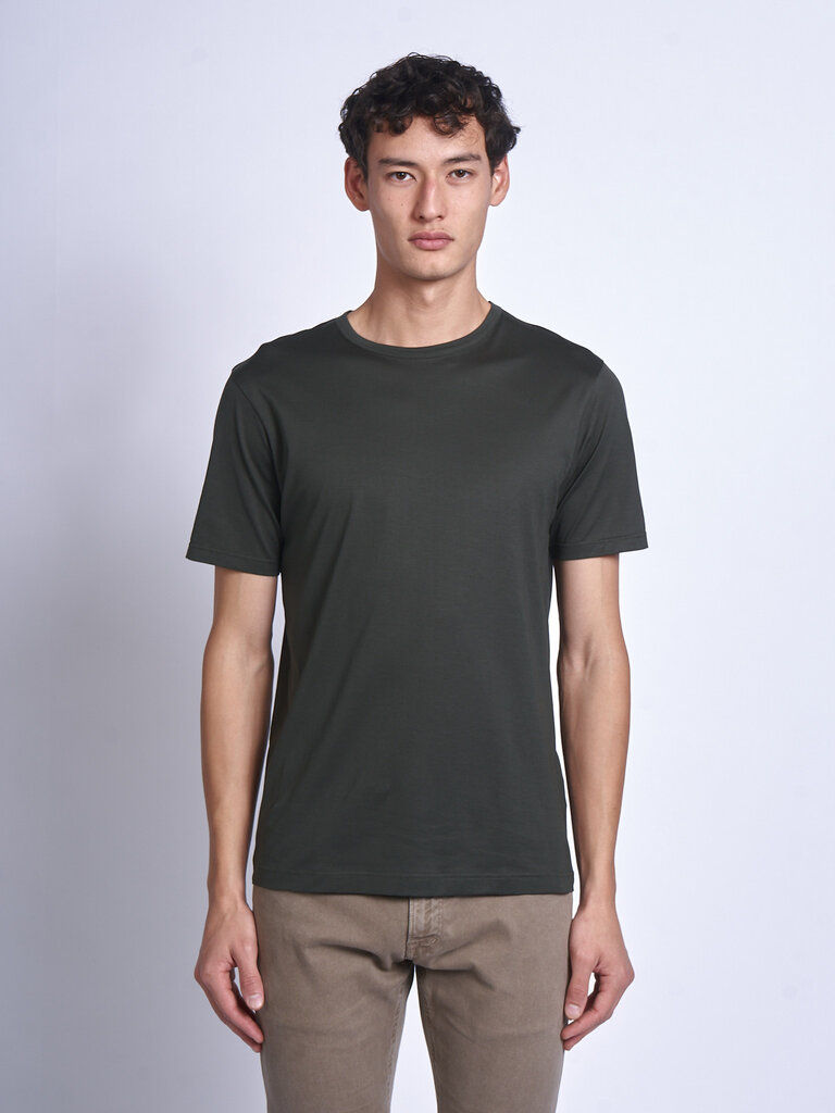 Sunspel T-Shirt SS Classic Vert Foncé