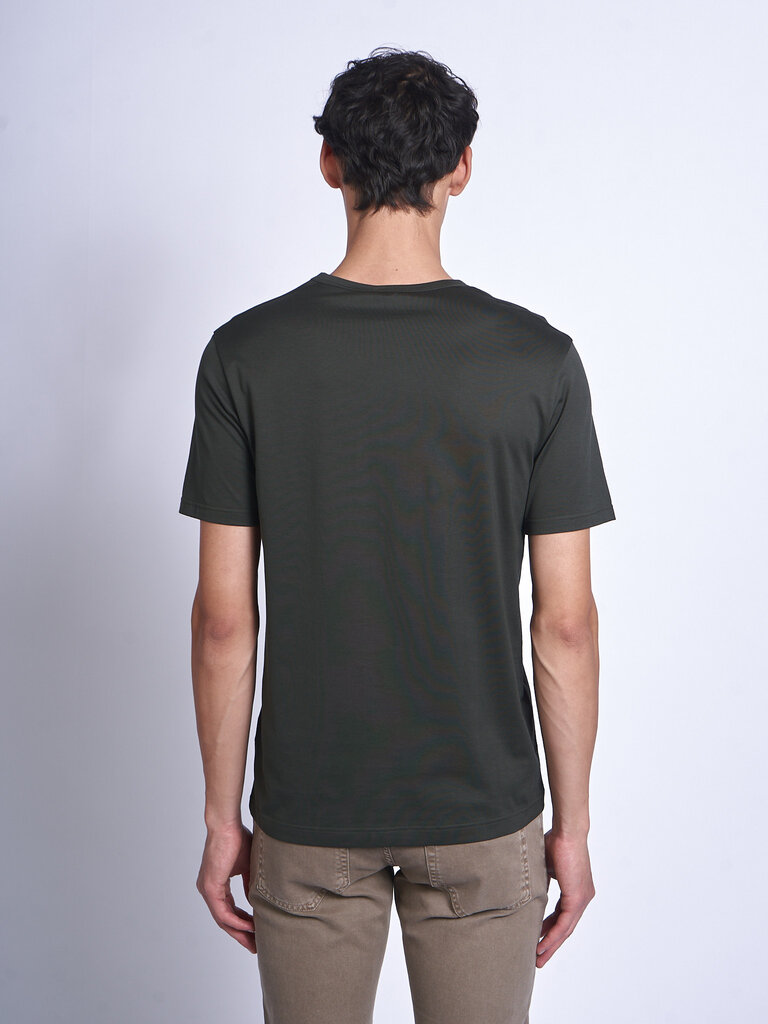 Sunspel T-Shirt SS Classic Vert Foncé
