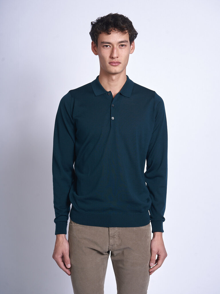 John Smedley Polo Cotswold LS Richardson Green