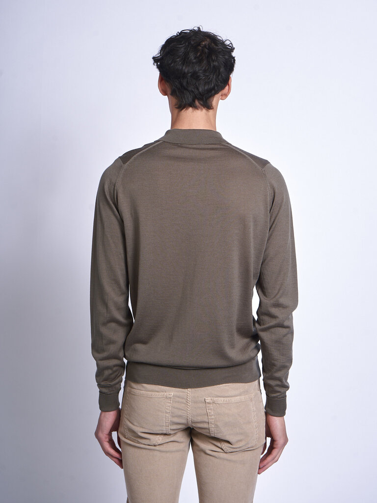 John Smedley Polo COTSWOLD LS Mansfield Green