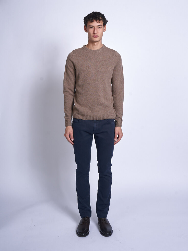 John Smedley Chandail Norfolk CN LS Mushroom