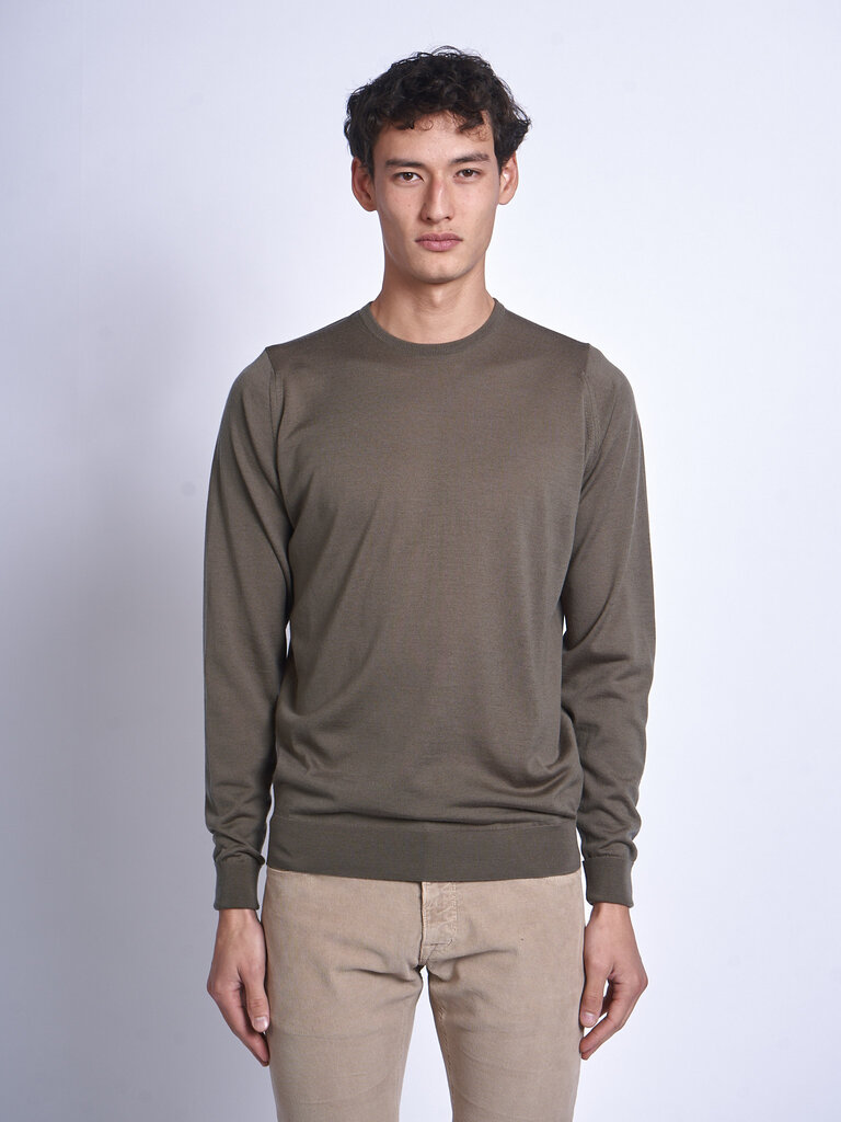 John Smedley Chandail Marcus CN LS Mansfield Green