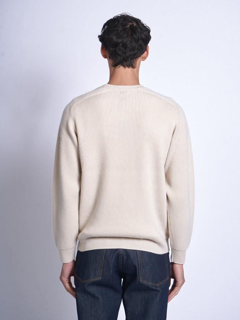 Batoner Chandail Innocent Cashmere Rib Ivoire