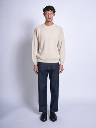 Batoner Ivory Innocent Cashmere Rib Sweater