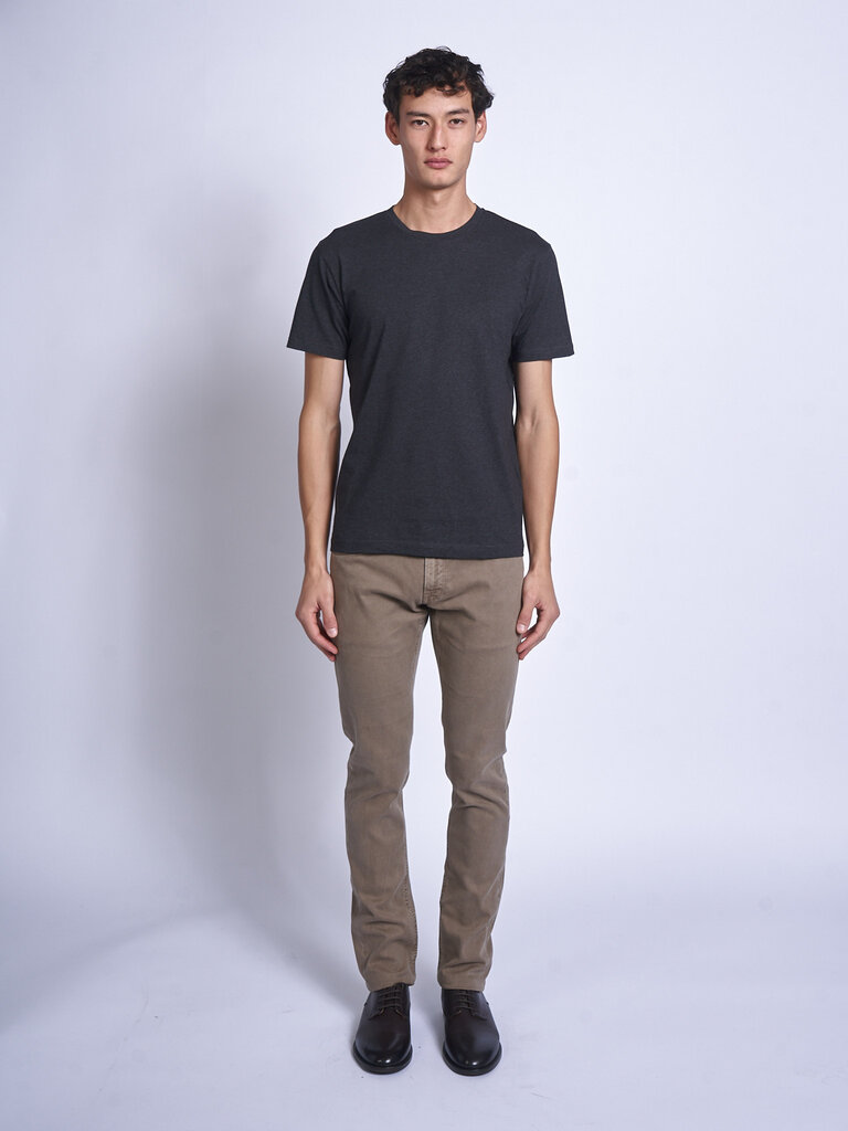 Sunspel T-Shirt SS Riviera Charcoal Melange