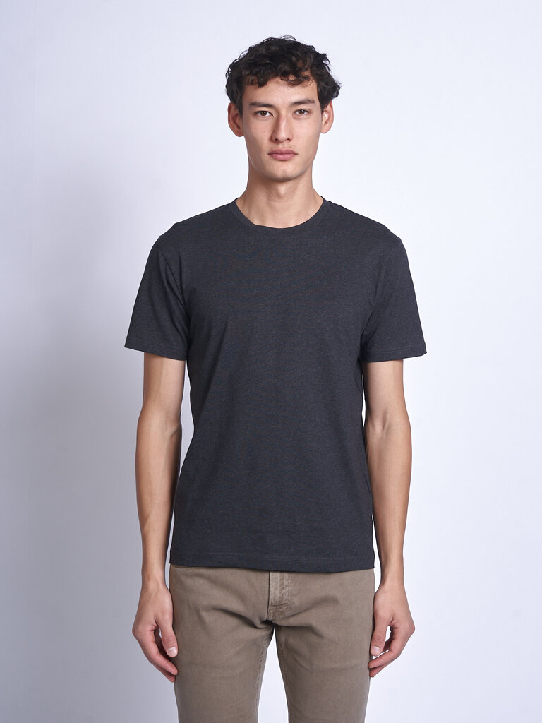 Sunspel T-Shirt SS Riviera Charcoal Melange