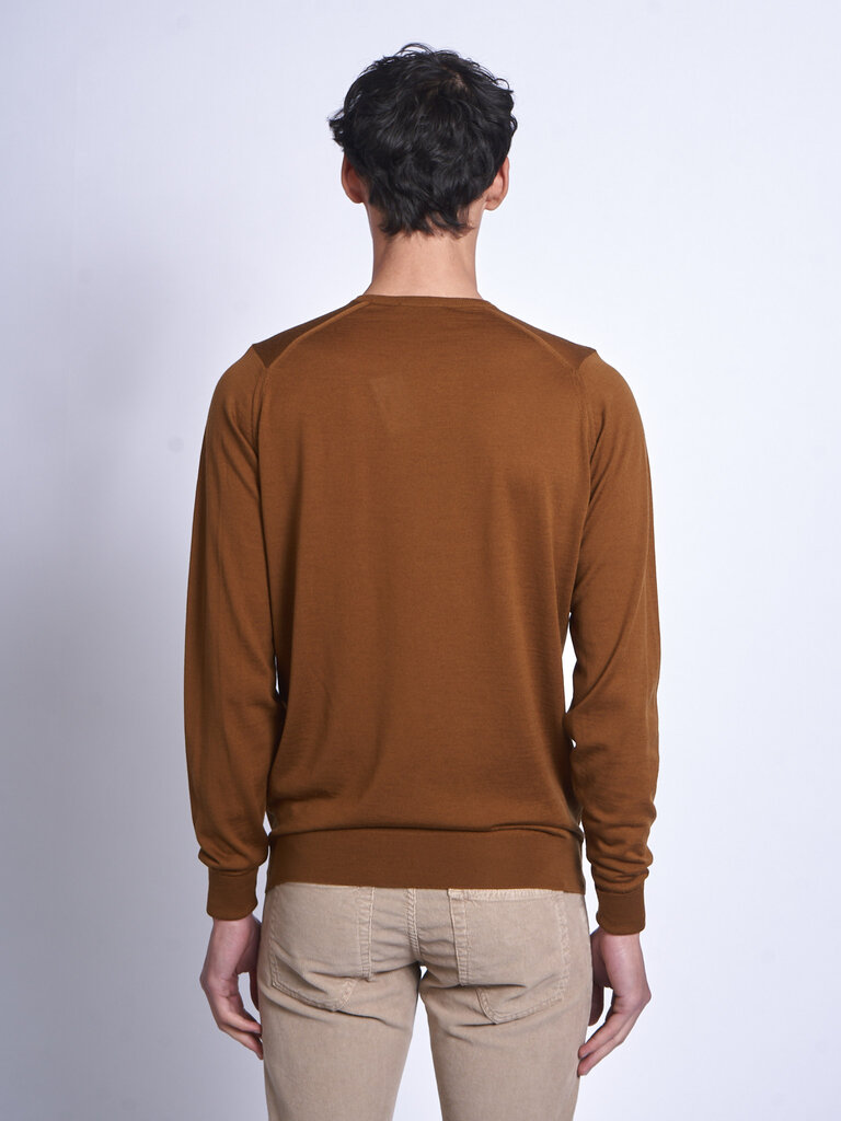 John Smedley Keats Bronze Marcus CN LS Sweater