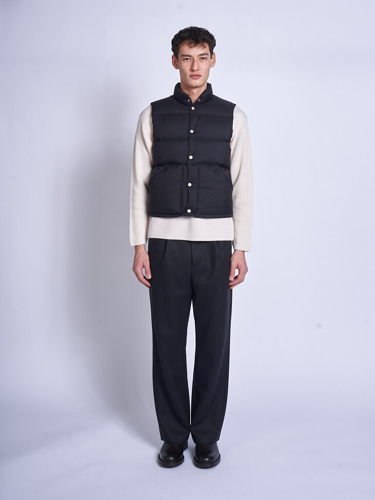 Auralee Veste Super Light Nylon Ripstop Down Noir