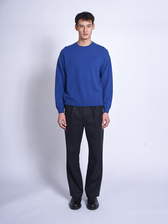 Auralee Royal Blue Baby Cashmere Sweater