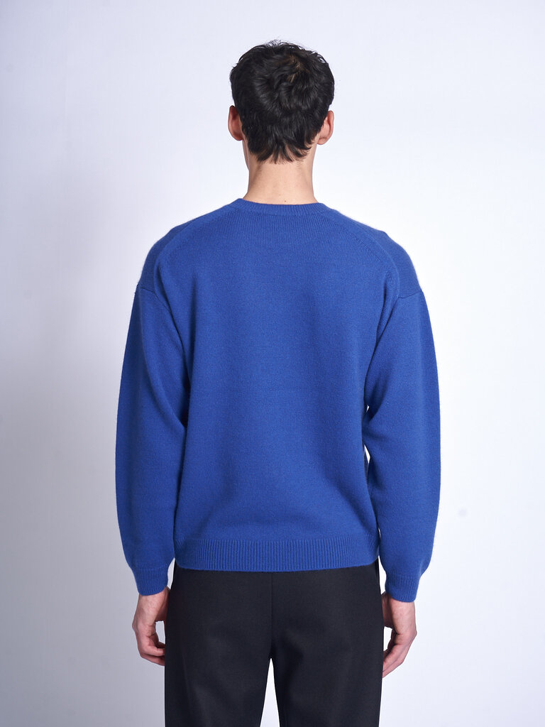 Auralee Royal Blue Baby Cashmere Sweater