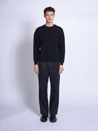 Auralee Black Baby Cashmere Sweater