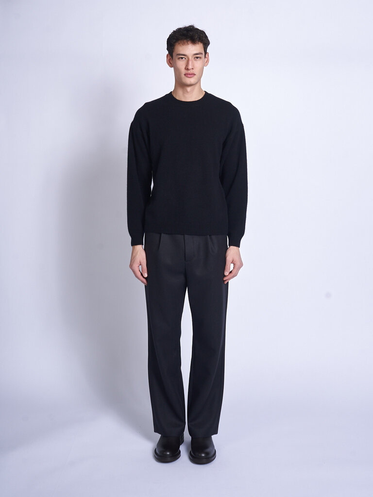 Auralee Black Baby Cashmere Sweater