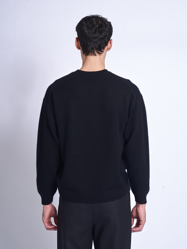 Auralee Black Baby Cashmere Sweater