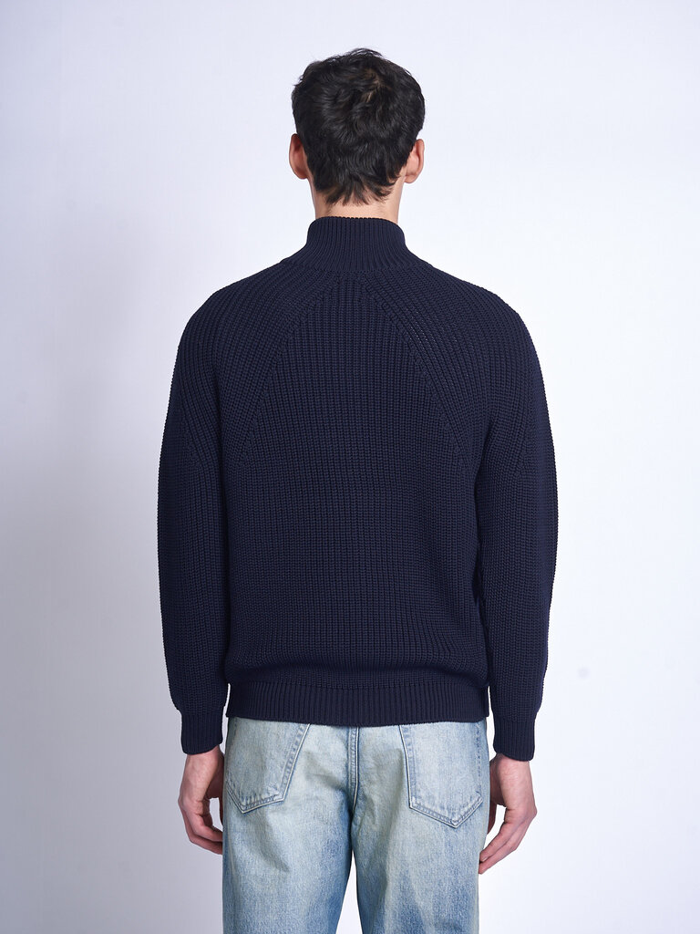 Batoner Cardigan Signature Drivers Knit Marine