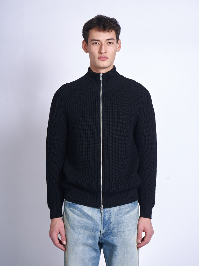 Batoner Cardigan Signature Drivers Knit Noir