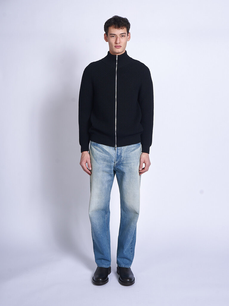 Batoner Cardigan Signature Drivers Knit Noir