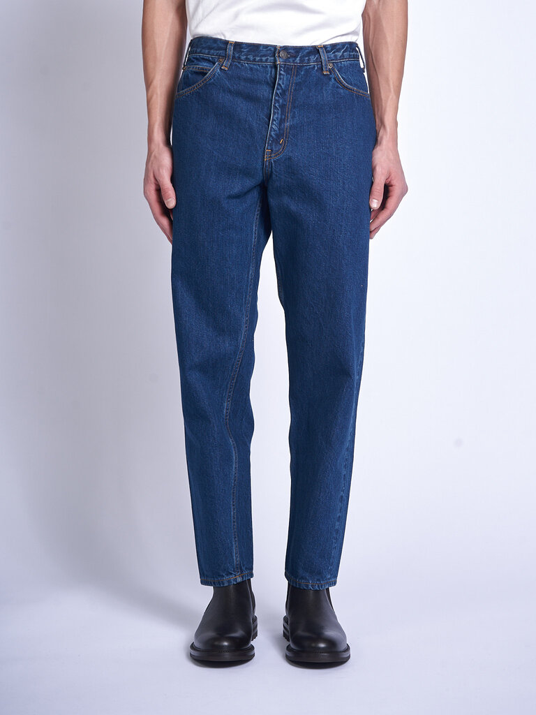 CIOTA Jeans Wide Tapered 5 Pckt Bleu Fonçé