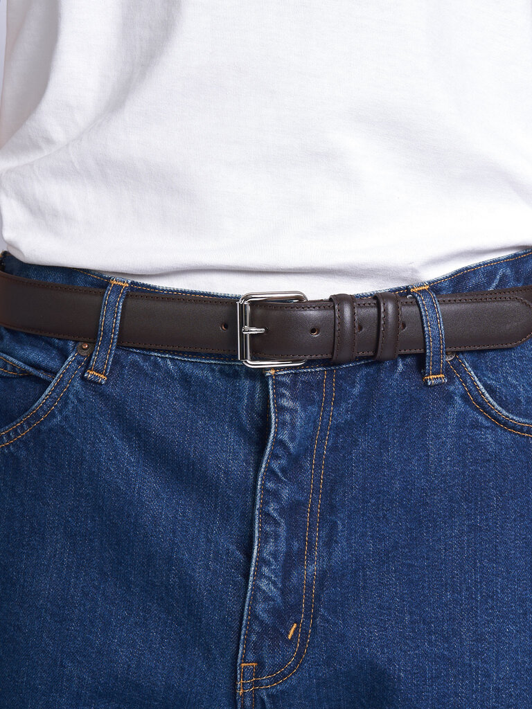 A.P.C. Dark Brown Paris Belt