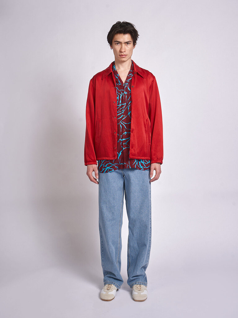 Dries Van Noten Blouson Vorries GD Rouge