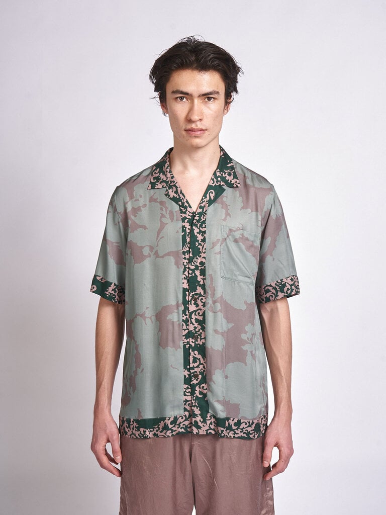Dries Van Noten Petrol Carlton Shirt