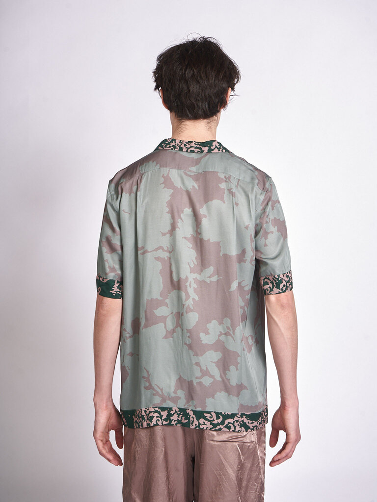 Dries Van Noten Petrol Carlton Shirt