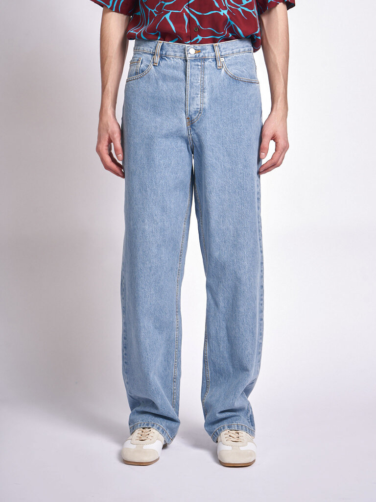 Dries Van Noten Light Blue Pine Den 3384 Jeans