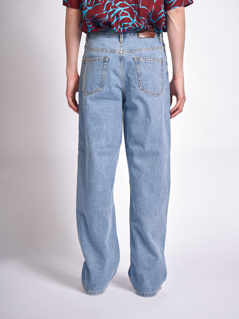 Dries Van Noten Jeans Pine Den Bleu Pâle