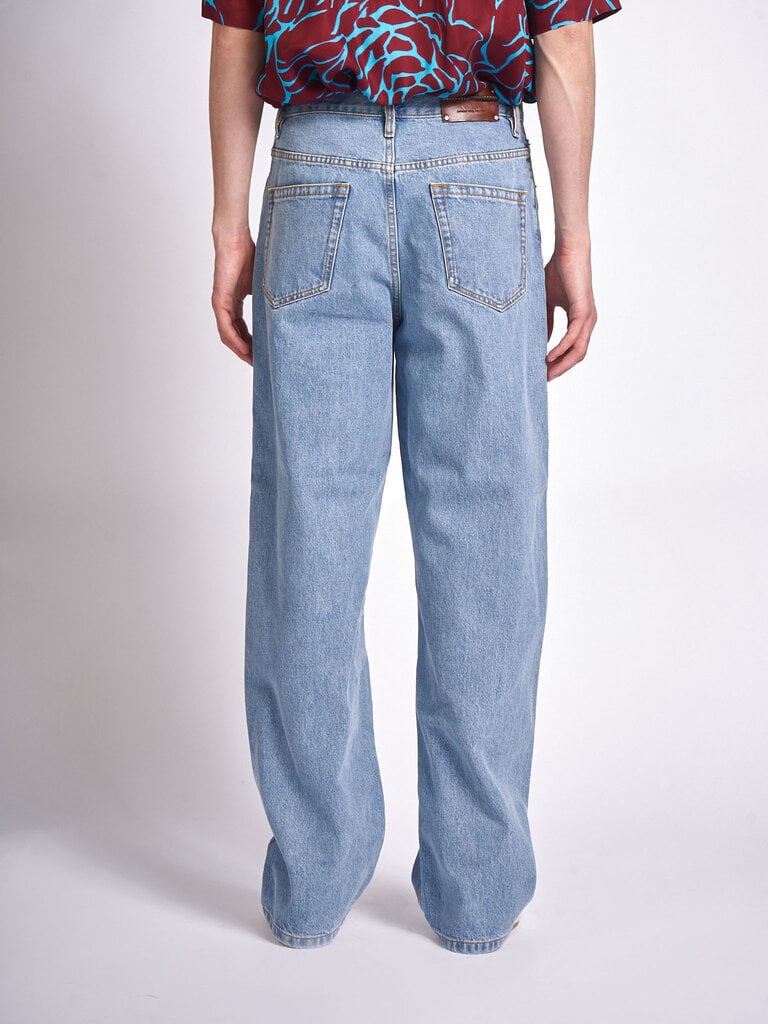 Dries Van Noten Light Blue Pine Den Jeans