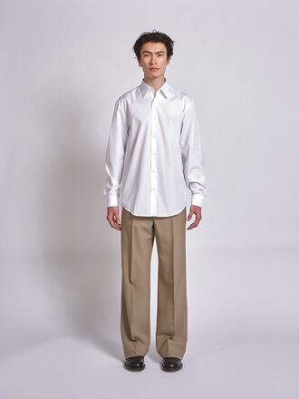 Dries Van Noten White Caper Shirt