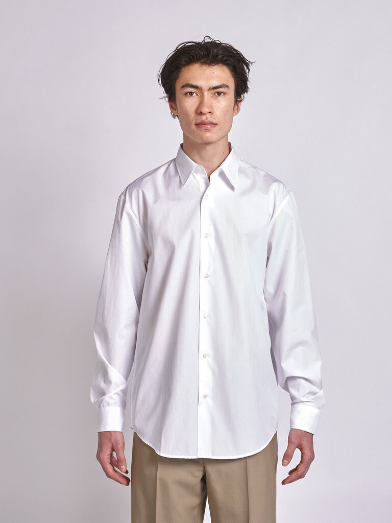 Dries Van Noten White Caper Shirt
