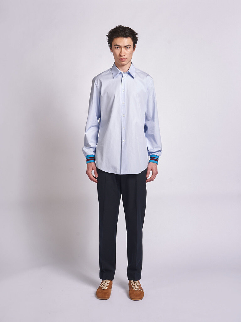 Dries Van Noten Light Blue Ceda Bis Shirt