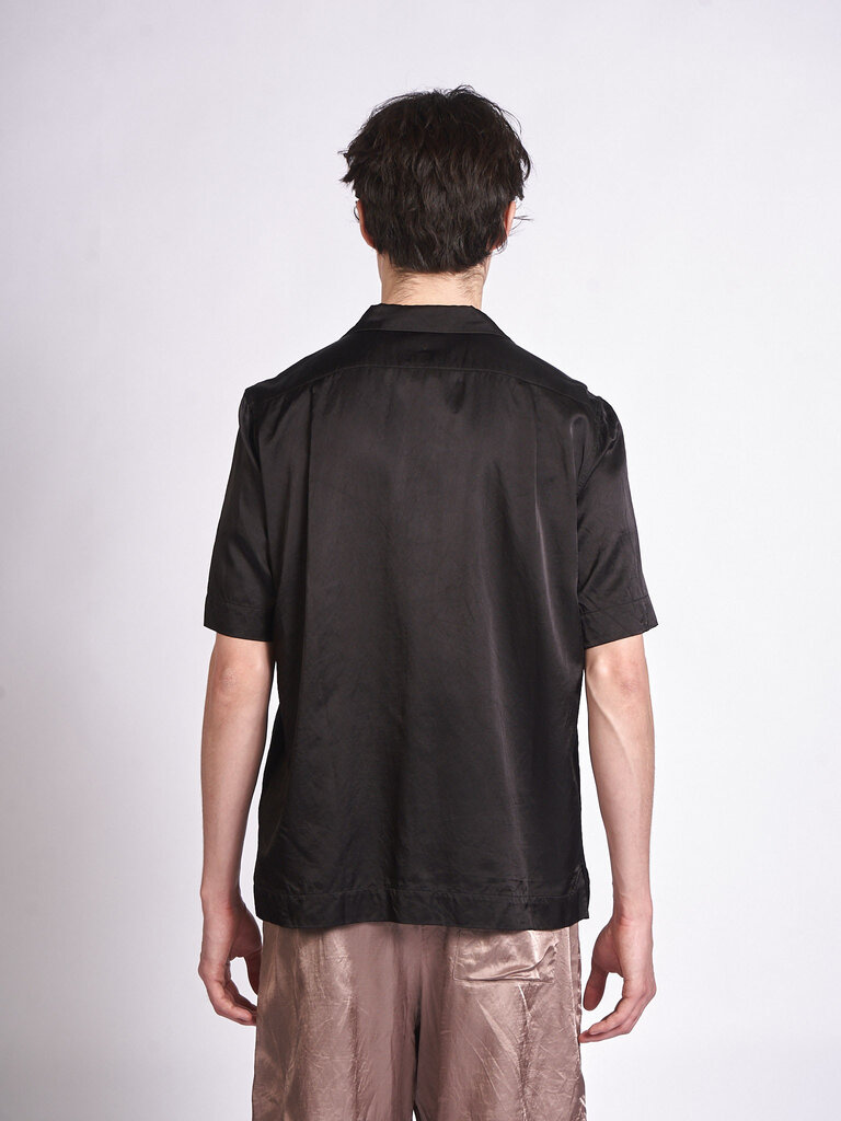 Dries Van Noten Black Carlton Shirt