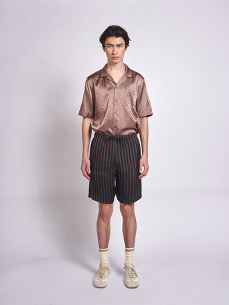 Dries Van Noten Navy Piperi 3276 Bermuda Shorts