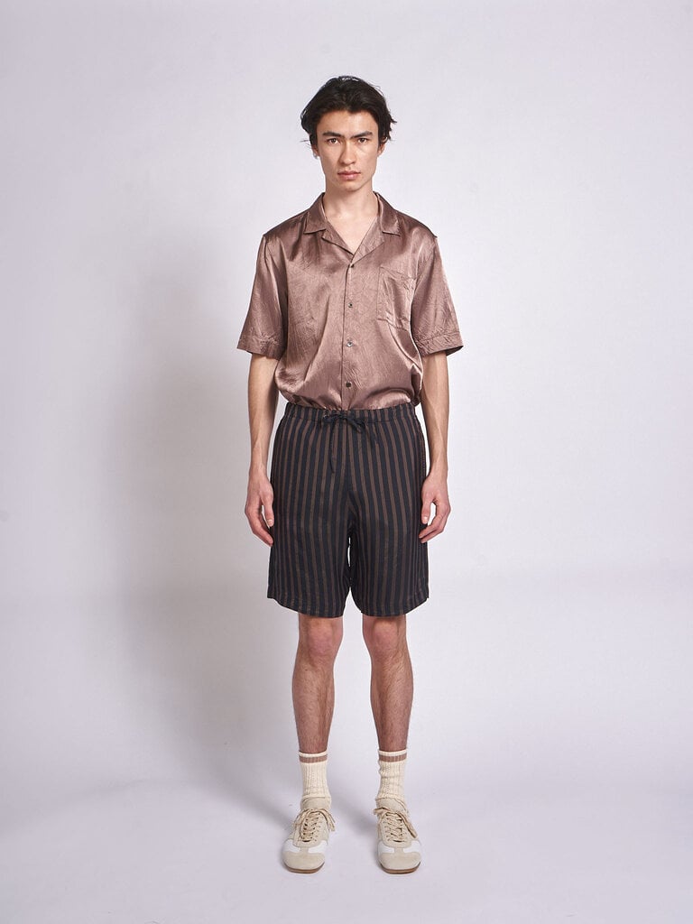 Dries Van Noten Navy Piperi 3276 Bermuda Shorts