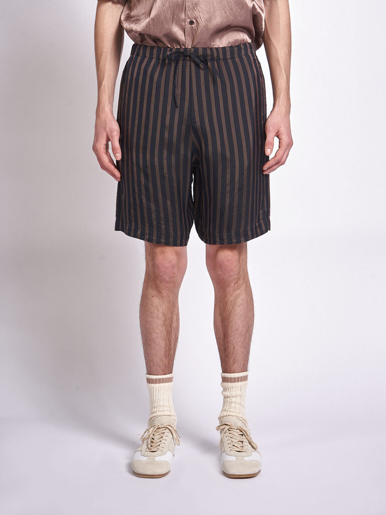 Dries Van Noten Navy Piperi Bermuda Shorts