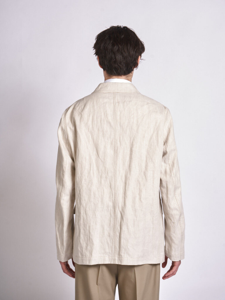 Dries Van Noten Veste Braxton 3131 Blanc Cassé