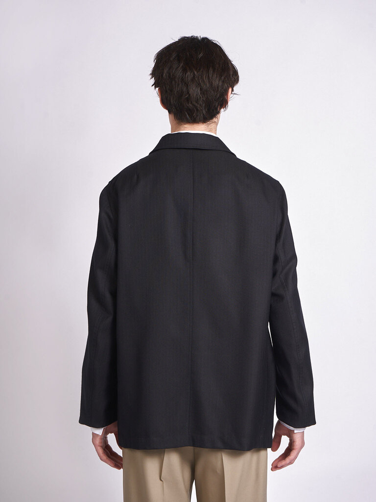 Dries Van Noten Navy Braxton 3219 Jacket