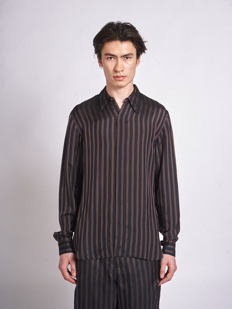 Dries Van Noten Navy Carvies 3276 Shirt