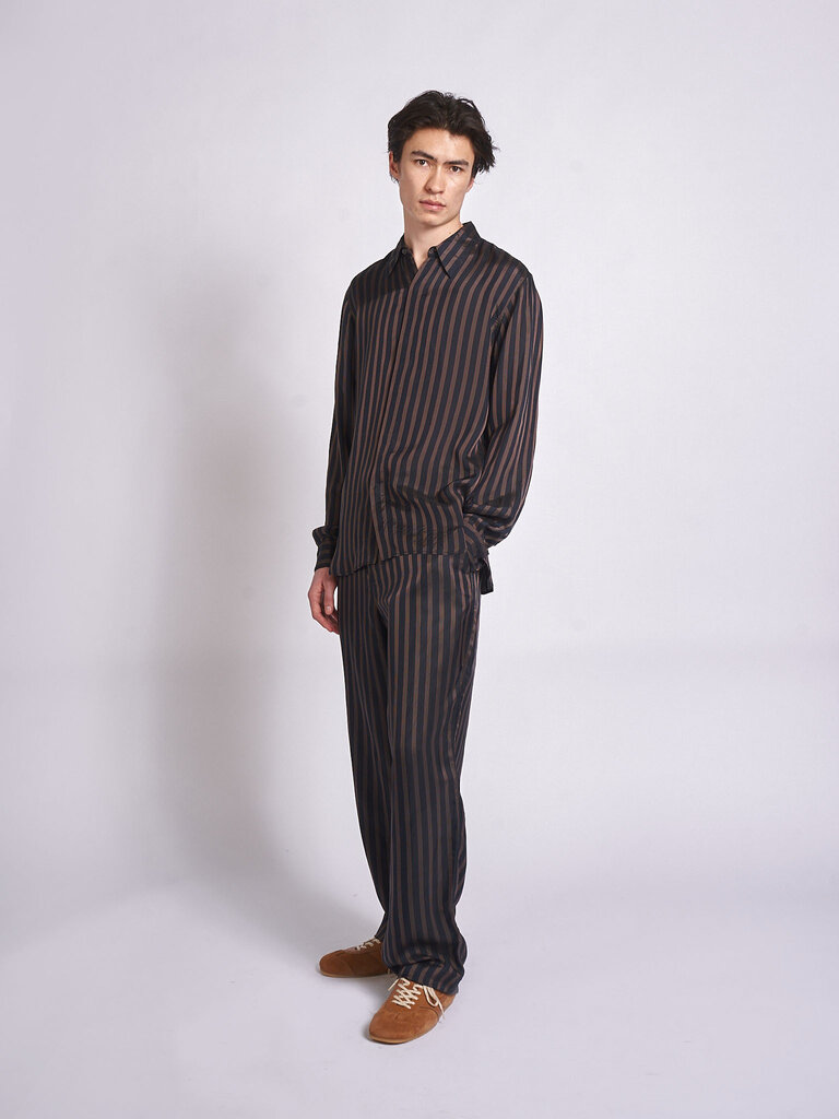 Dries Van Noten Chemise Carvies Marine