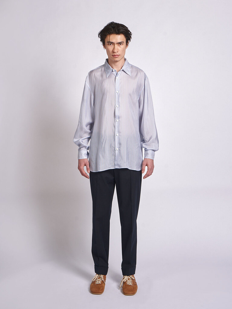 Dries Van Noten Chemise Croom Bleu Pâle