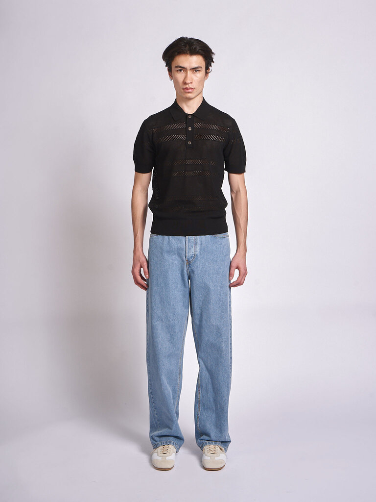 Dries Van Noten Polo Mercy 3701 Noir