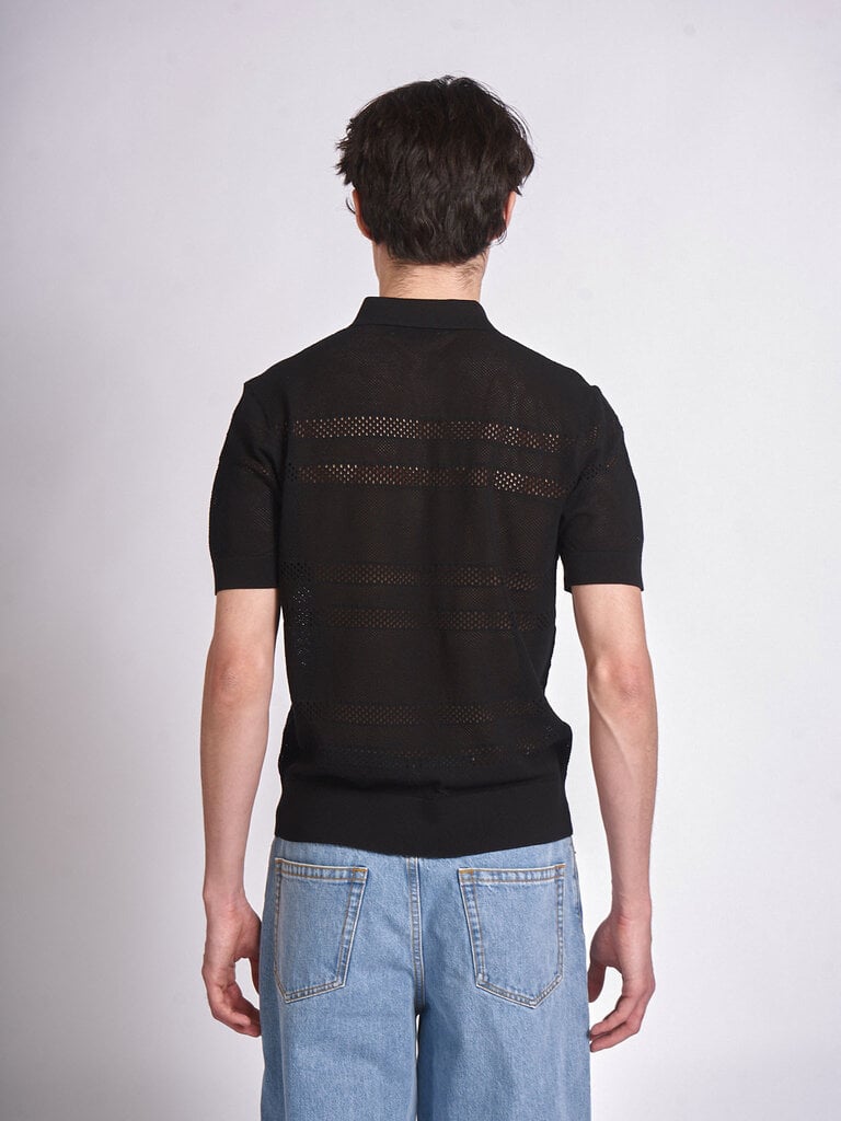 Dries Van Noten Polo Mercy Noir