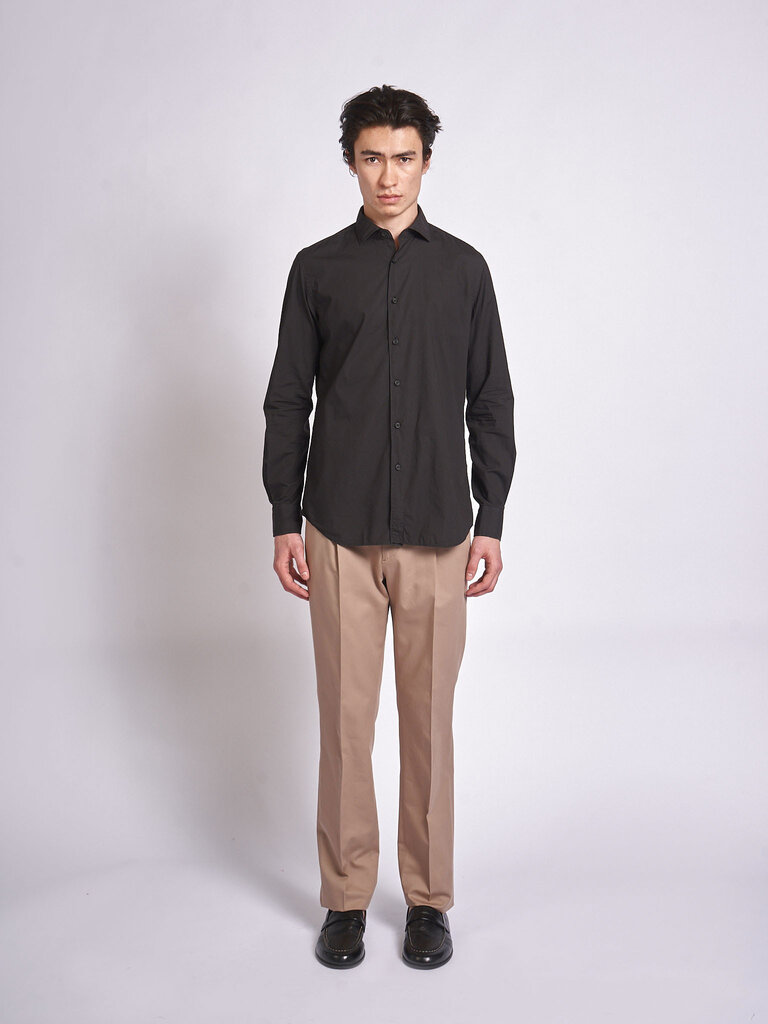 Xacus Chemise Garment Dye 21192-748ML Noir