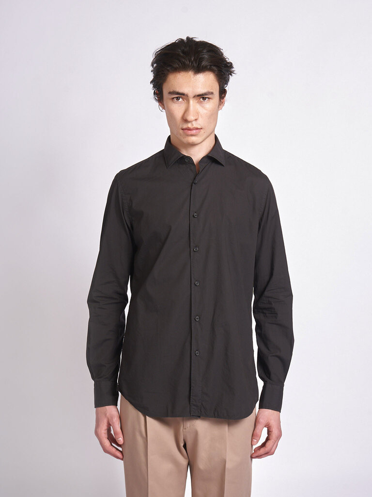 Xacus Chemise Garment Dye 21192-748ML Noir