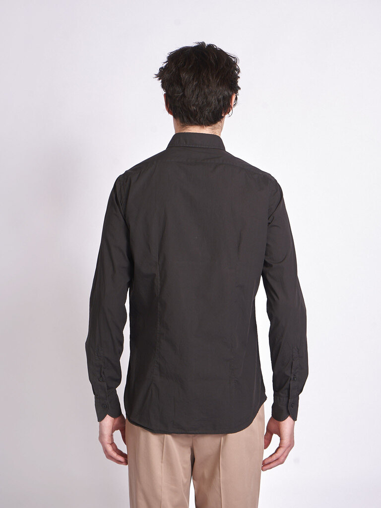 Xacus Black Garment Dye 21192-748ML Shirt