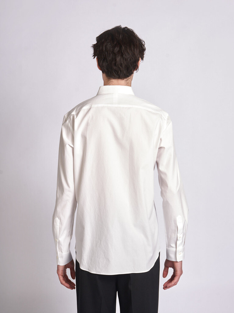 Auralee White Washed Finx Twill Slim Shirt