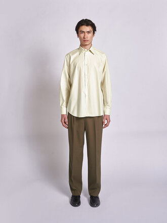 Auralee Vanilla Washed Finx Twill Shirt