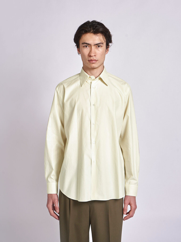 Auralee Vanilla Washed Finx Twill Shirt